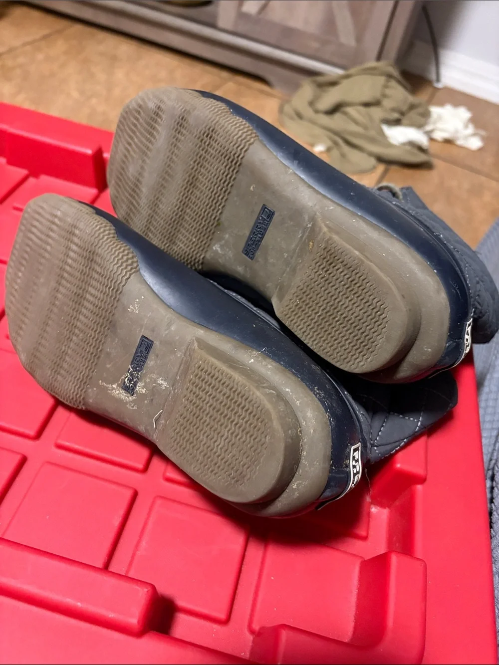 Sperry quilted upper